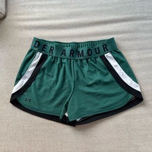 Under Armour Forest Green Athletic Shorts